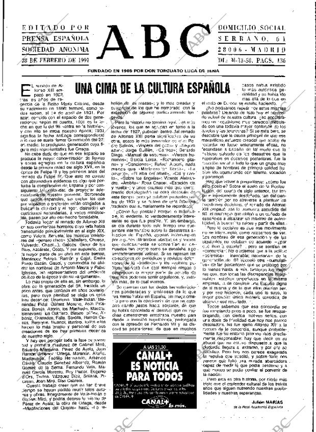 ABC MADRID 28-02-1991 página 3