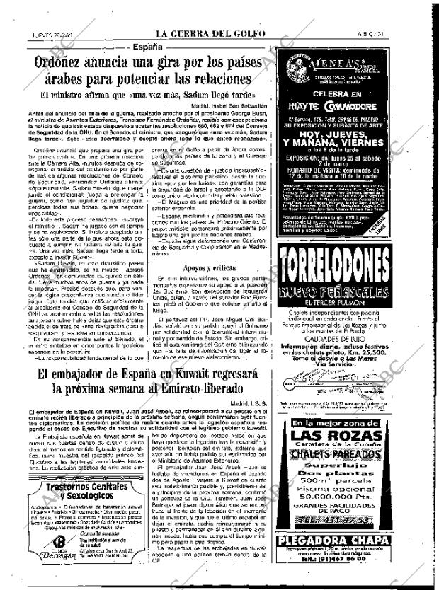 ABC MADRID 28-02-1991 página 31