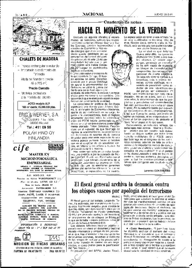 ABC MADRID 28-02-1991 página 36