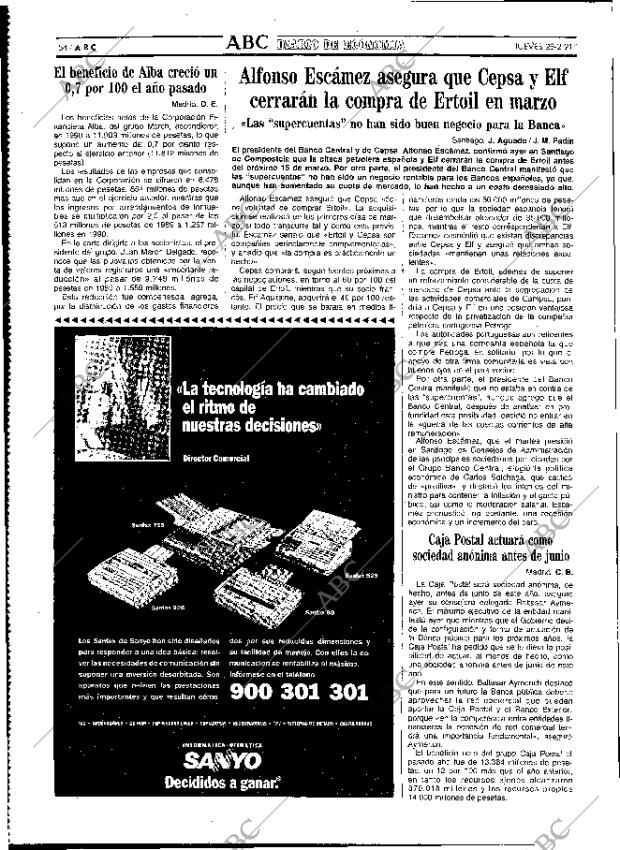 ABC MADRID 28-02-1991 página 54