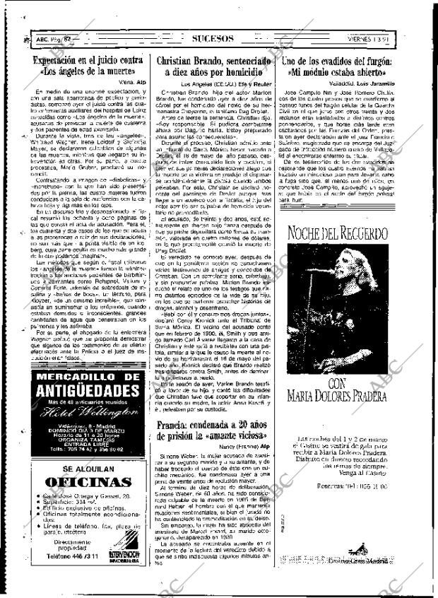 ABC MADRID 01-03-1991 página 82