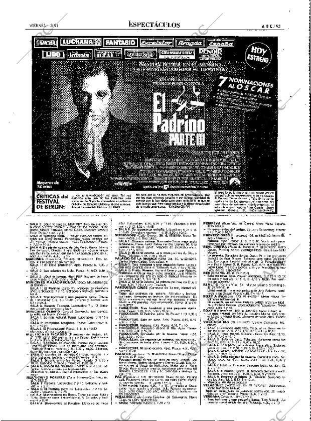 ABC MADRID 01-03-1991 página 93