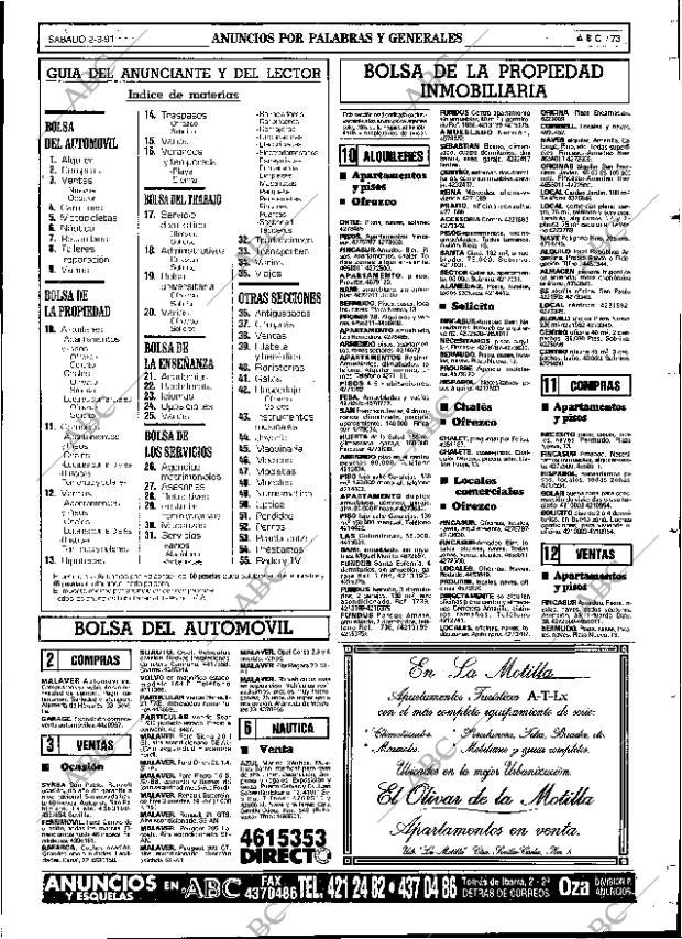ABC SEVILLA 02-03-1991 página 73