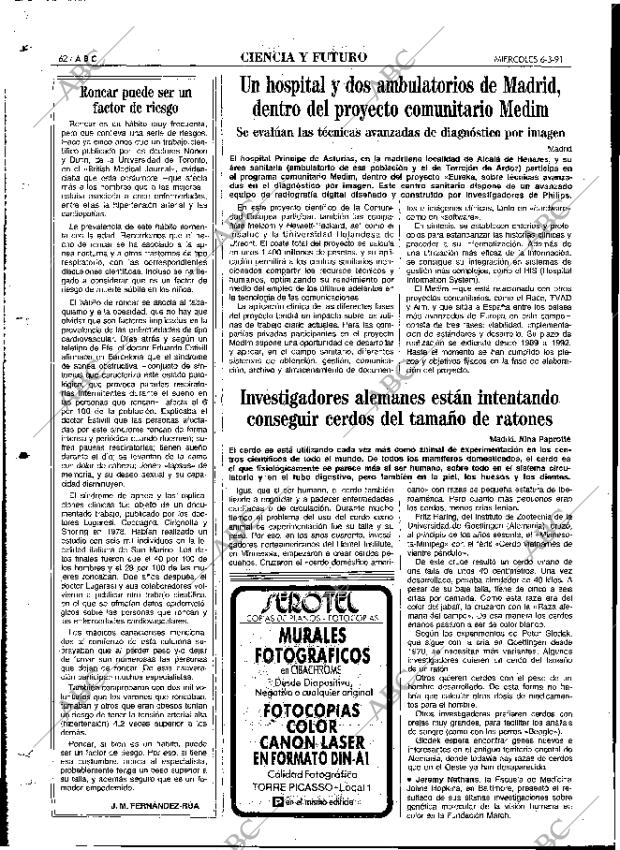 ABC MADRID 06-03-1991 página 62