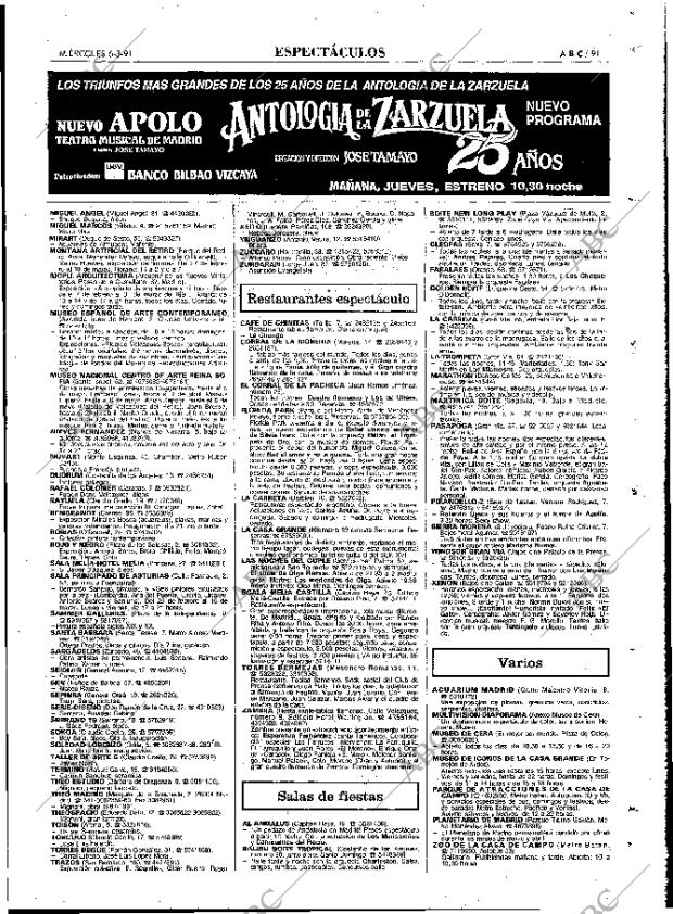 ABC MADRID 06-03-1991 página 91