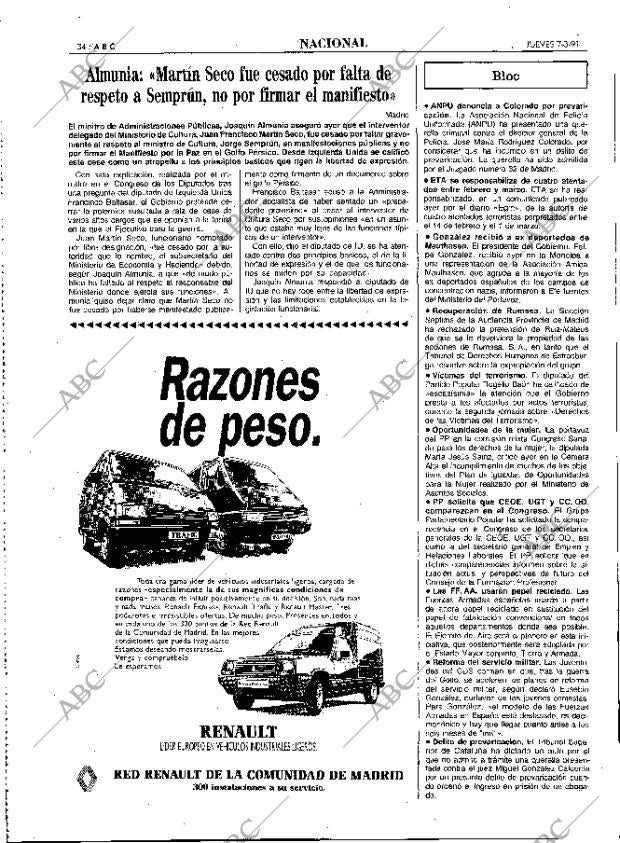 ABC MADRID 07-03-1991 página 34