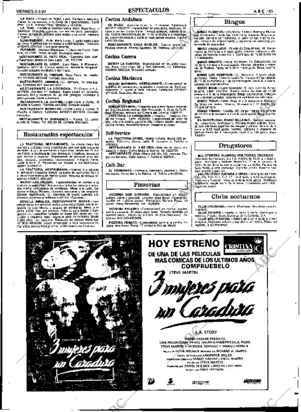 ABC SEVILLA 08-03-1991 página 85