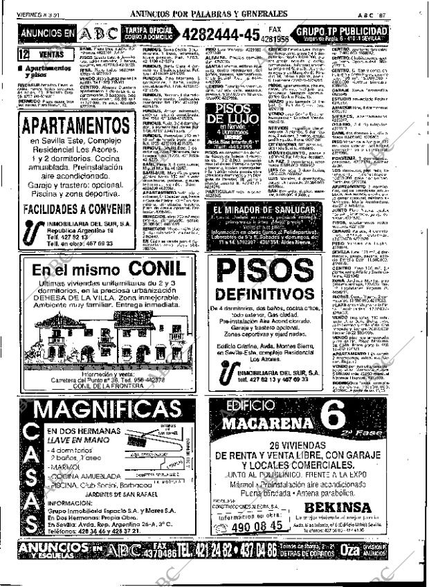 ABC SEVILLA 08-03-1991 página 87