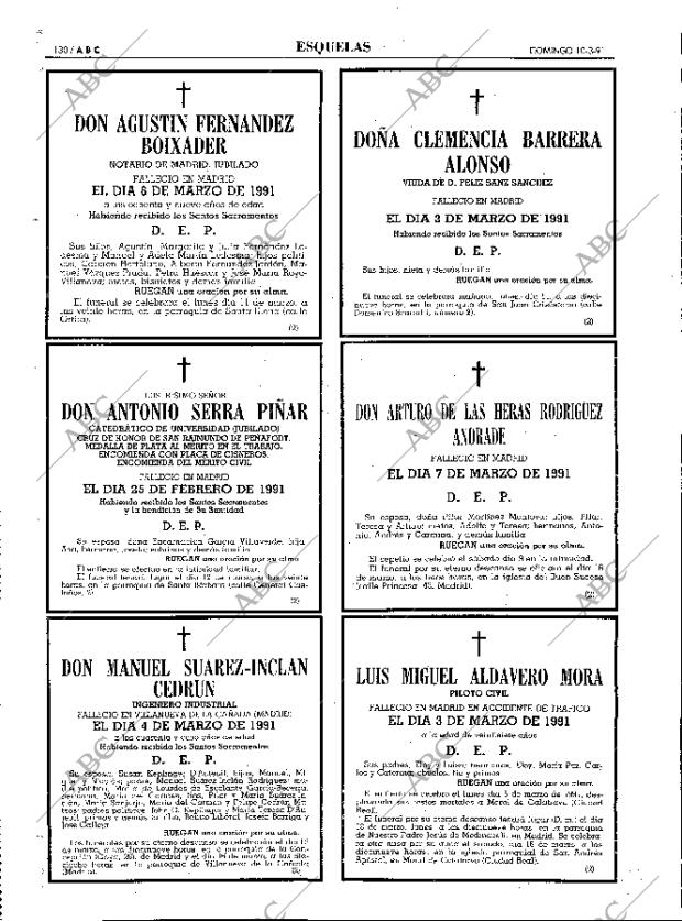 ABC MADRID 10-03-1991 página 130