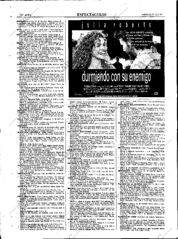 ABC MADRID 13-03-1991 página 104