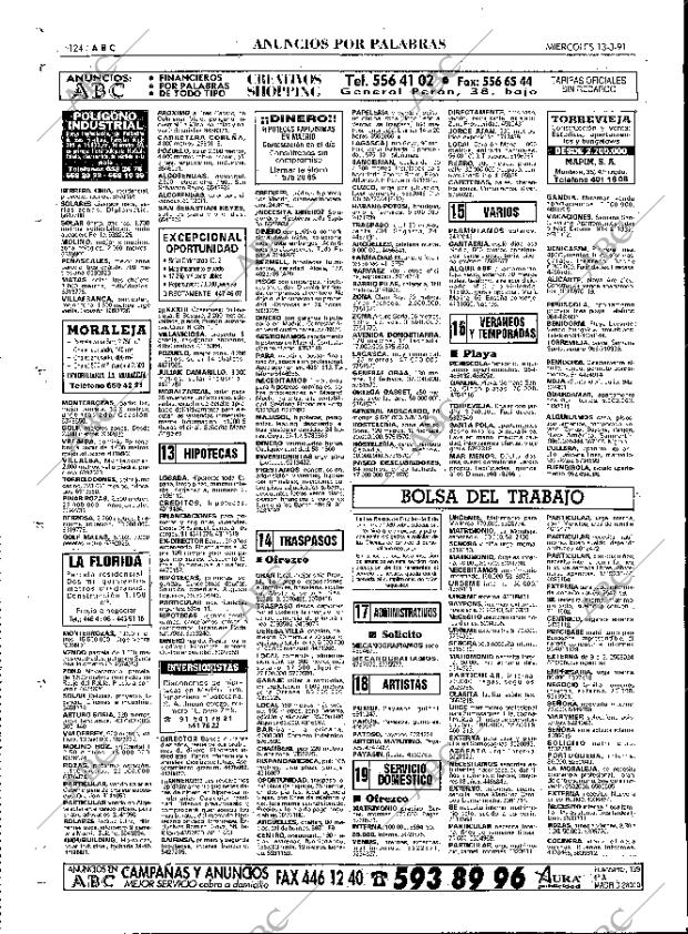 ABC MADRID 13-03-1991 página 124