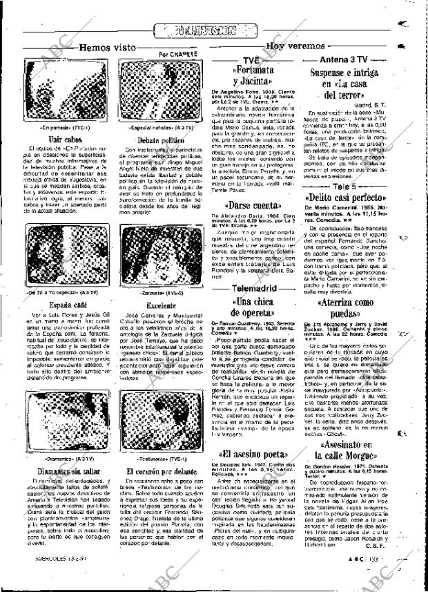 ABC MADRID 13-03-1991 página 133