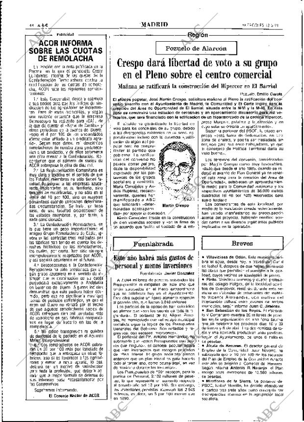 ABC MADRID 13-03-1991 página 44