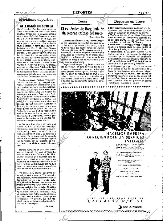 ABC MADRID 13-03-1991 página 67