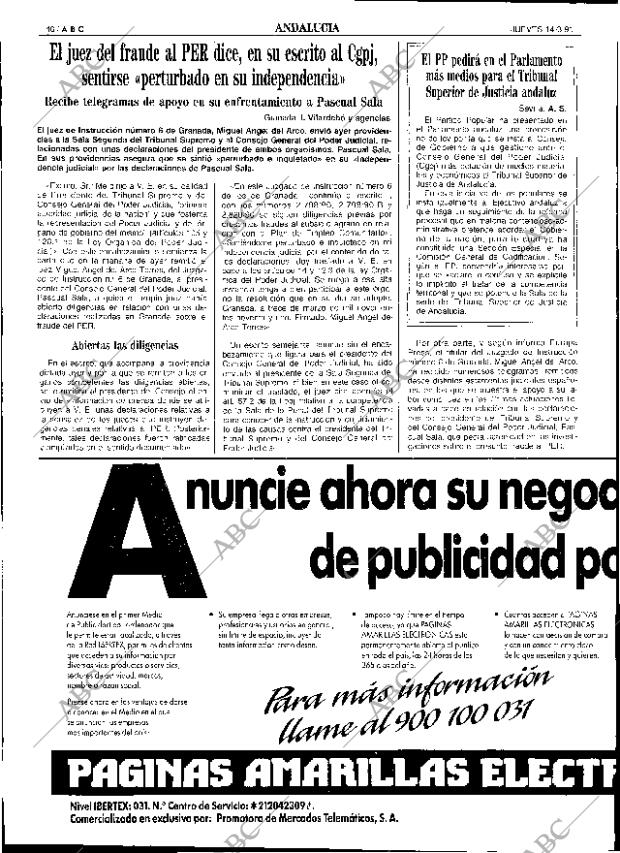ABC SEVILLA 14-03-1991 página 40