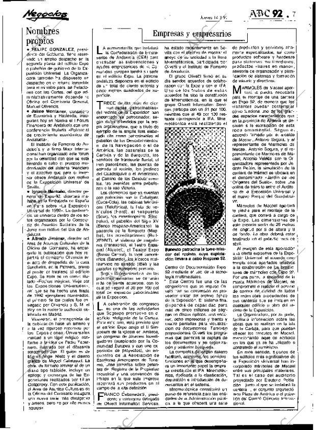 ABC SEVILLA 14-03-1991 página 63