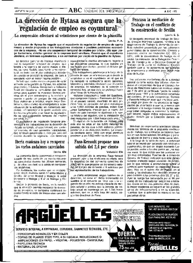 ABC SEVILLA 14-03-1991 página 73
