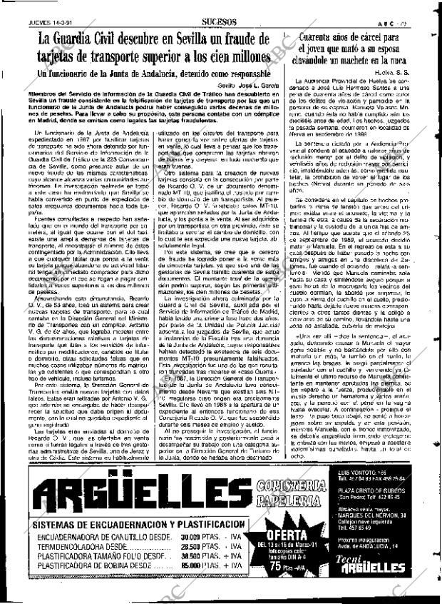 ABC SEVILLA 14-03-1991 página 87