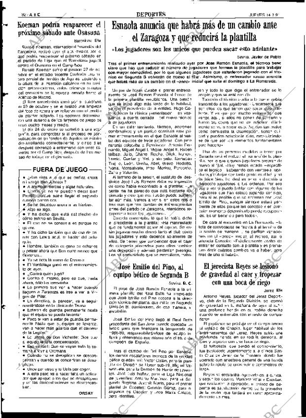 ABC SEVILLA 14-03-1991 página 90