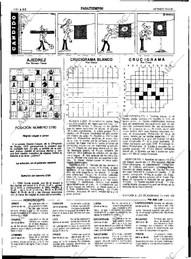ABC SEVILLA 15-03-1991 página 110