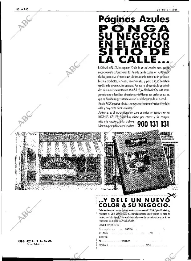 ABC SEVILLA 15-03-1991 página 30