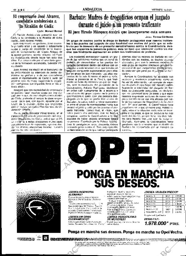 ABC SEVILLA 15-03-1991 página 48