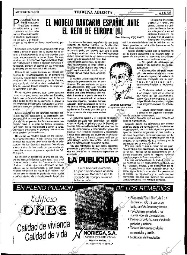 ABC SEVILLA 20-03-1991 página 27