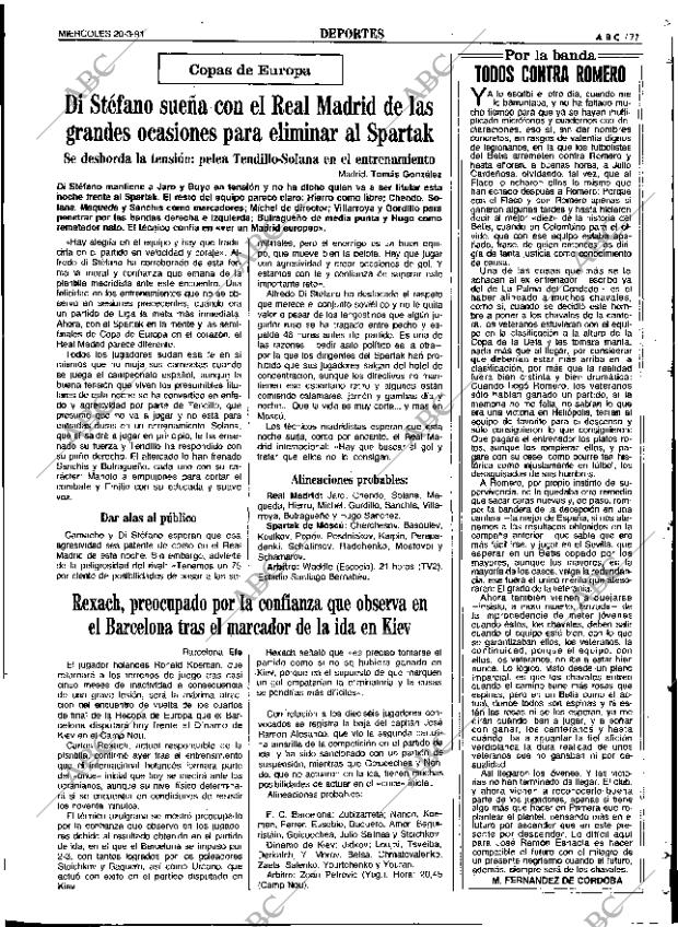 ABC SEVILLA 20-03-1991 página 77