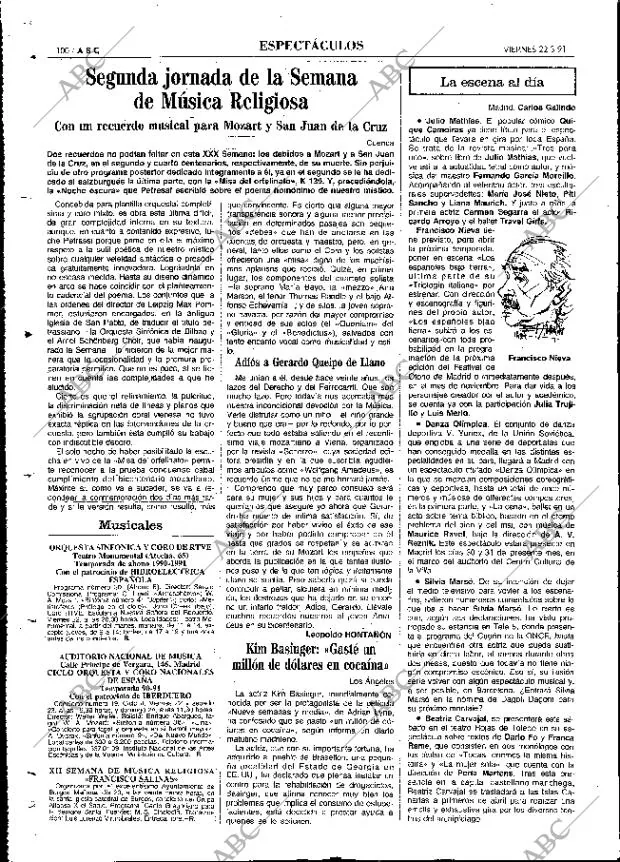 ABC MADRID 22-03-1991 página 100