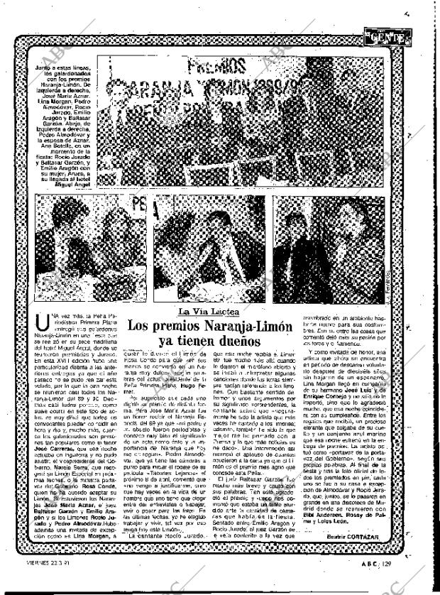 ABC MADRID 22-03-1991 página 129