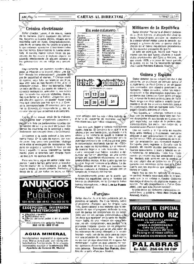 ABC MADRID 22-03-1991 página 16