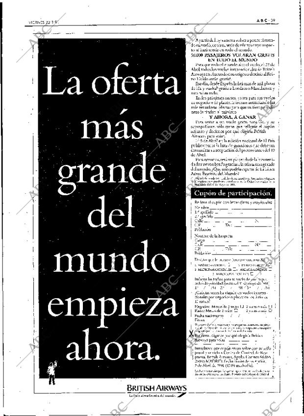 ABC MADRID 22-03-1991 página 39