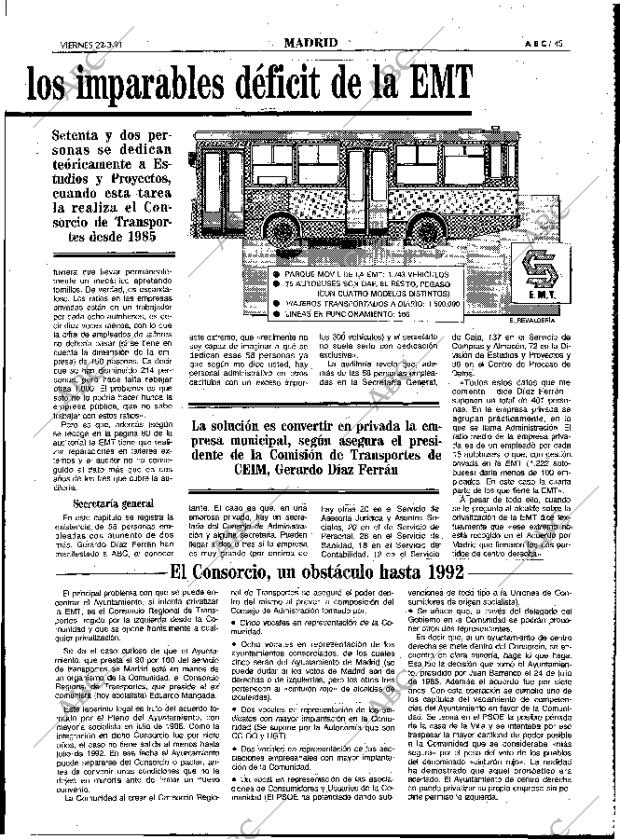 ABC MADRID 22-03-1991 página 45
