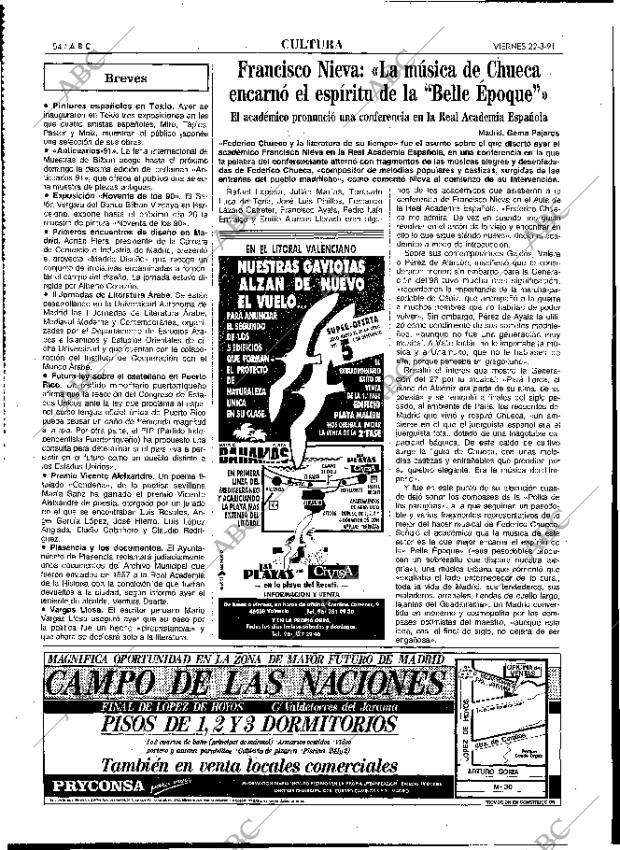 ABC MADRID 22-03-1991 página 54