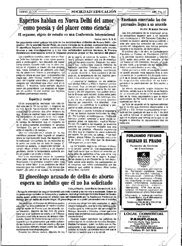 ABC MADRID 22-03-1991 página 67