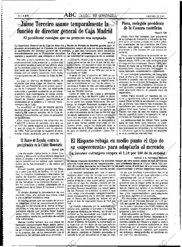 ABC MADRID 22-03-1991 página 74