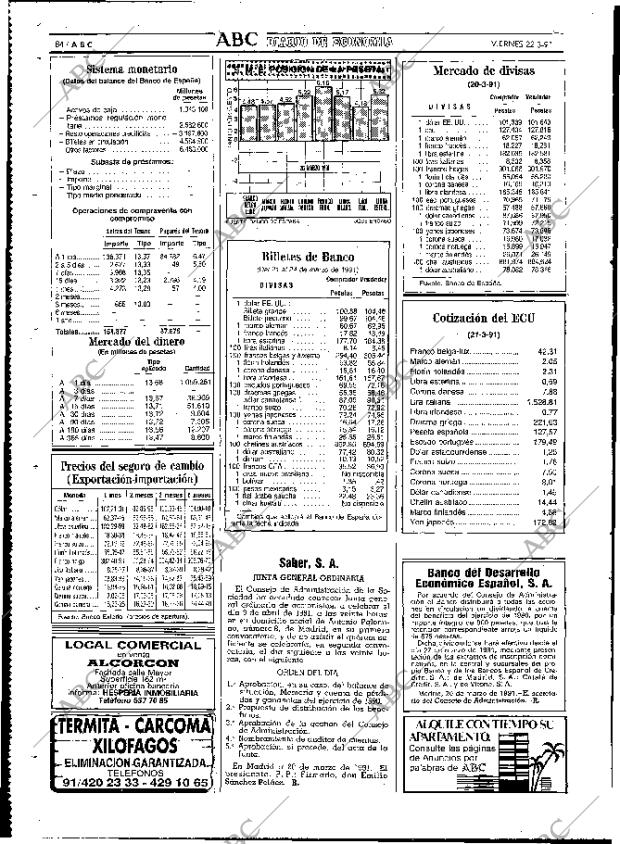 ABC MADRID 22-03-1991 página 84