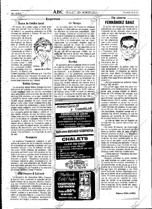 ABC MADRID 22-03-1991 página 86