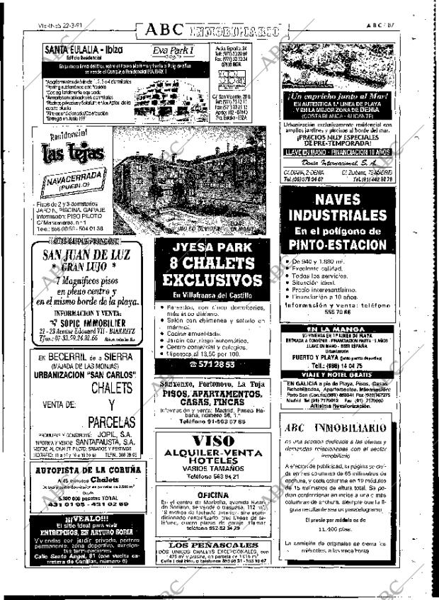 ABC MADRID 22-03-1991 página 87
