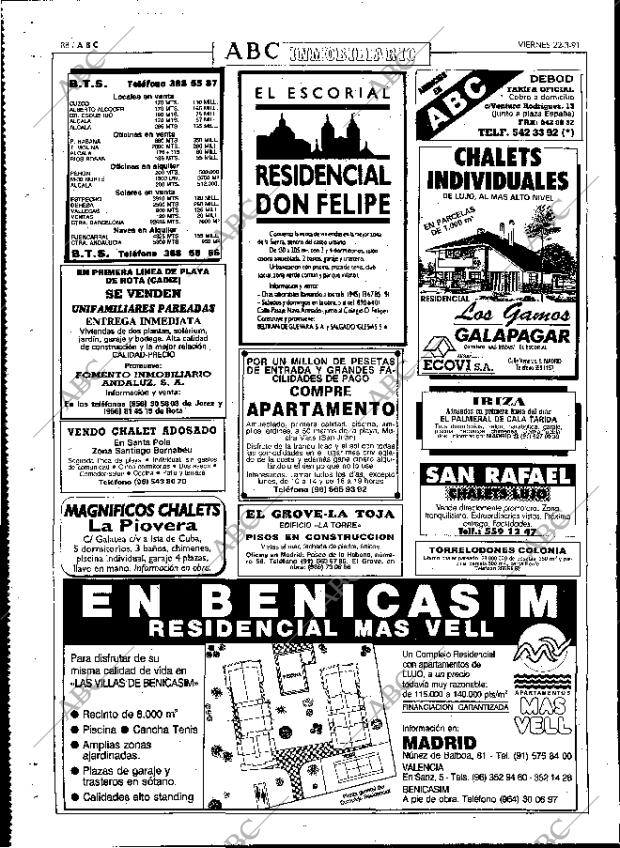 ABC MADRID 22-03-1991 página 88