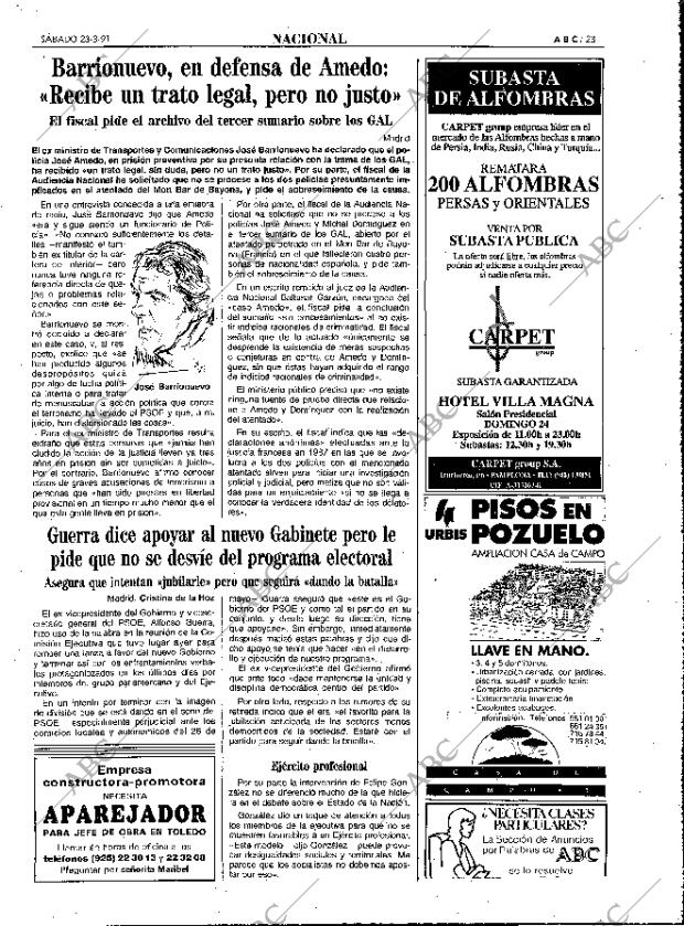 ABC MADRID 23-03-1991 página 23