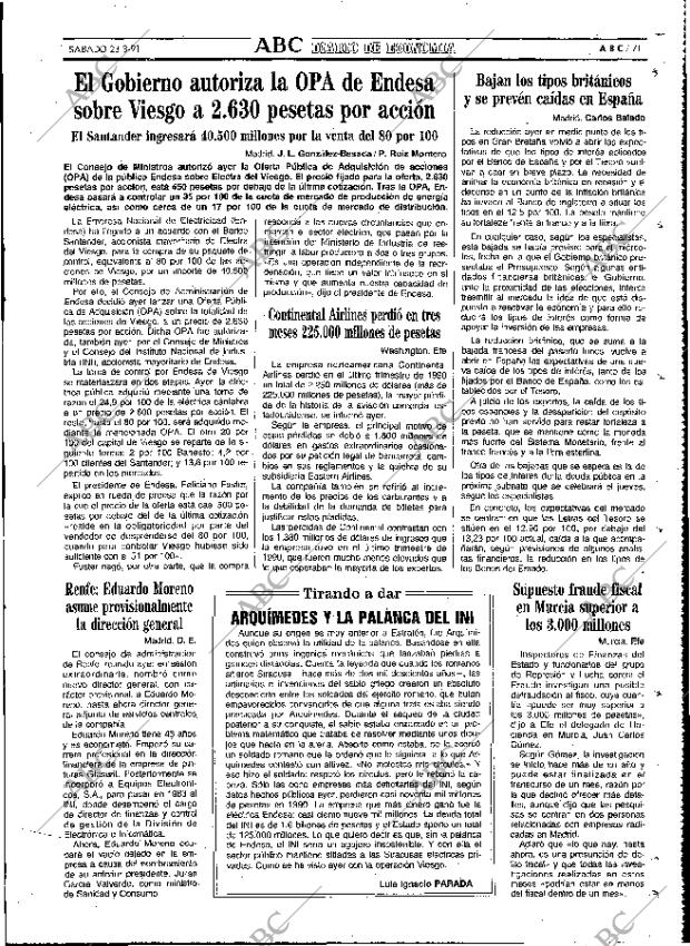 ABC MADRID 23-03-1991 página 71