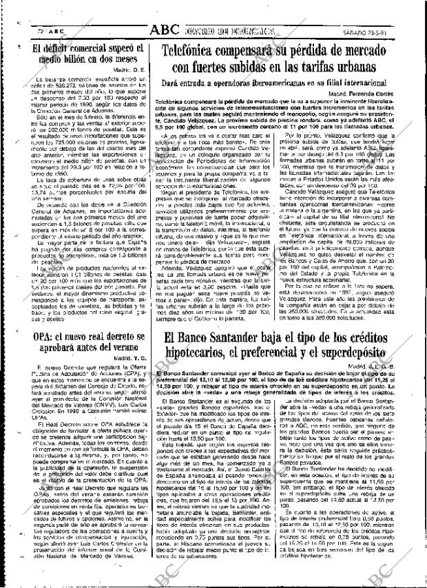 ABC MADRID 23-03-1991 página 72