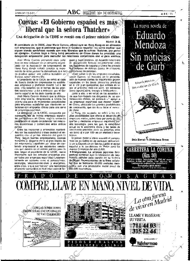 ABC MADRID 23-03-1991 página 73