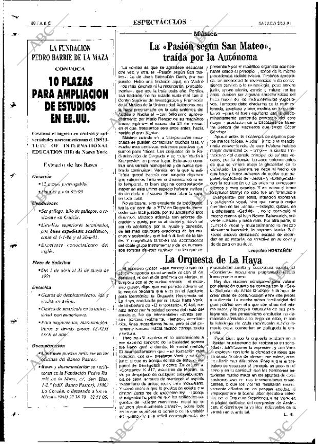 ABC MADRID 23-03-1991 página 88