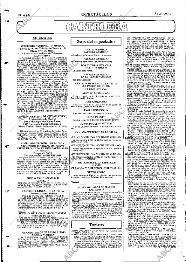 ABC MADRID 23-03-1991 página 90