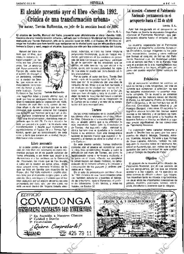 ABC SEVILLA 23-03-1991 página 41