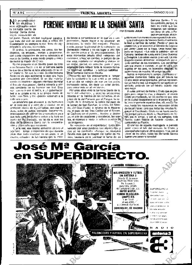 ABC SEVILLA 23-03-1991 página 46