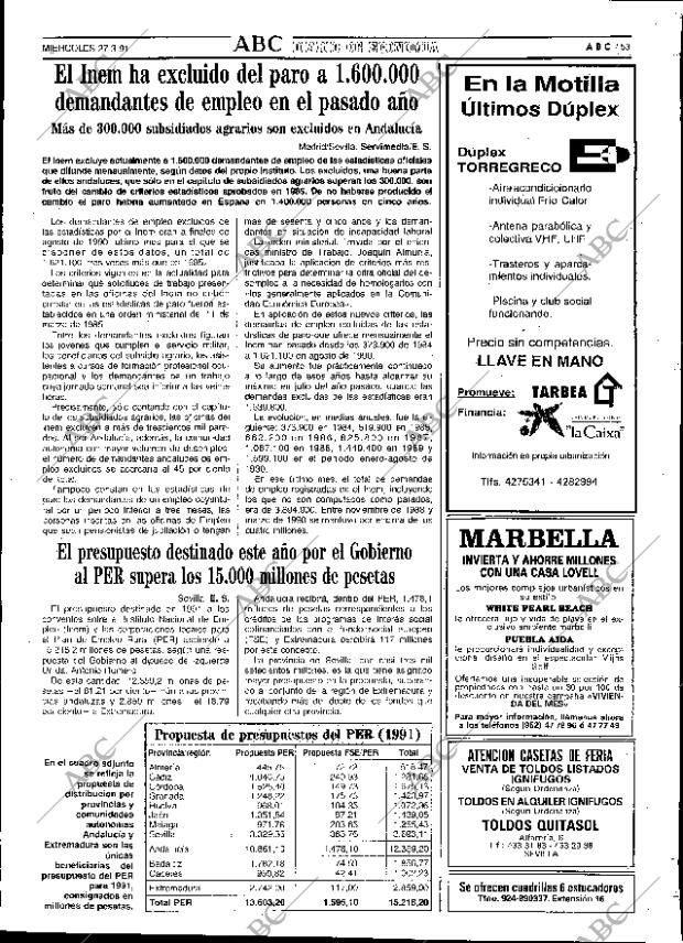 ABC SEVILLA 27-03-1991 página 57