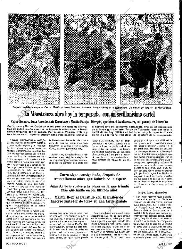ABC SEVILLA 31-03-1991 página 103